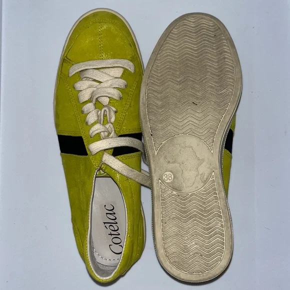Cotélac sneakers in yellow, size 38 (US 7.5) - Picture 4 of 4